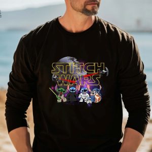 Disney Stitch Wars Characters Shirt Star Wars Stitch Adult Sweatshirt Stitch Head Tee Stitch Lover Hoodie Unique revetee 4