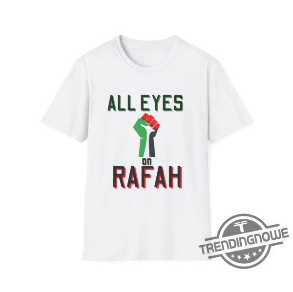 All Eyes On Rafah Shirt V2 Palestine T Shirt Gaza Palestine Shirt Save Palestine Shirt Human Rights Shirt Protest Shirt trendingnowe 2