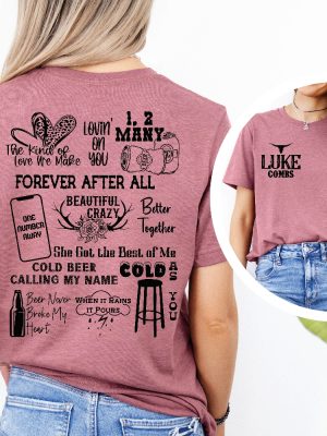 Luke Combs Shirt Cowgirl Shirt Huntin By Yourself Luke Combs Luke Combs Lovin On You Unique revetee 4