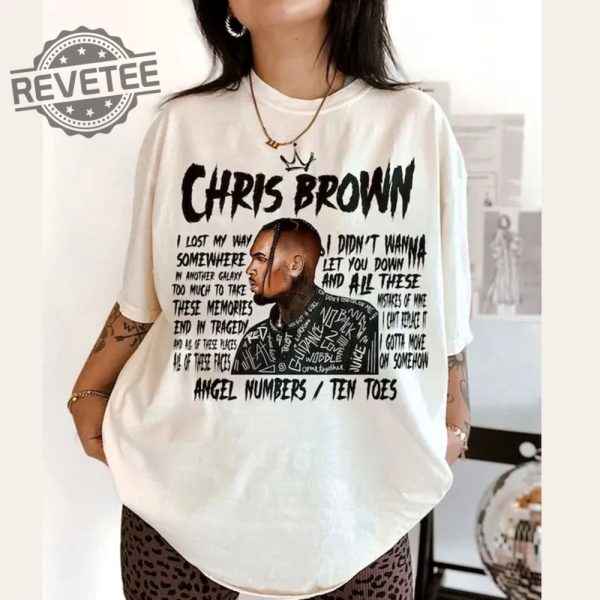 Chris Brown Shirt Album Music Shirt Trending Shirt Chris Brown 11 11 Tour Dates Unique revetee 1