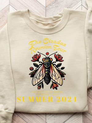 The Cicadas Reunion Tour Shirt Cicada Concert Tour 2024 Shirts Cicadas Invasion 2024 Shirts States Of Cicada Double Brood Shirt Unique revetee 2