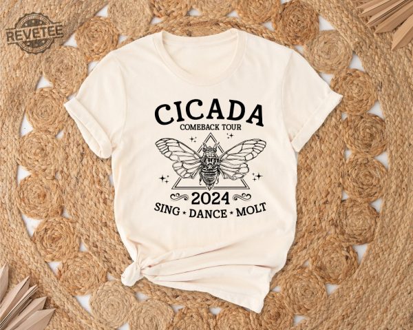 The Cicadas Comeback Tour Shirt The Cicadas Sing 2024 Shirt Gift For Nature Lover Funny Cicada Concert T Shirt Unique revetee 4