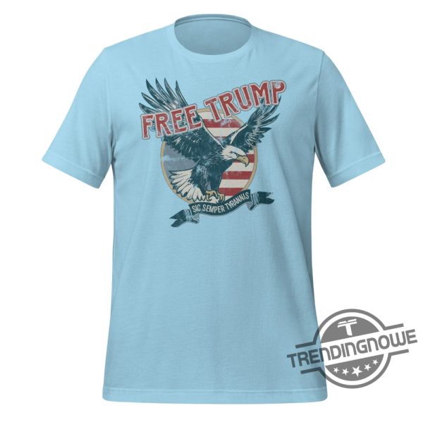 Free Trump Shirt Sweatshirt Free Trump 2024 Eagle Shirt Donald Trump T Shirt Trump Merch Free Donald Trump Shirt Trump 2024 Shirt trendingnowe 3