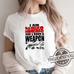 I Am Schizophrenic And Have A Weapon Shirt trendingnowe 2 1