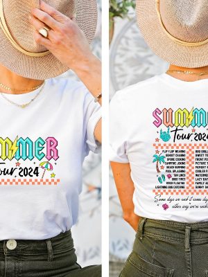 Retro Summer Tour Shirt Summer Shirt Summer Vibes Shirt Hello Summer Shirt Summer Vacation Shirt Trendy Summer Shirt Unique revetee 4