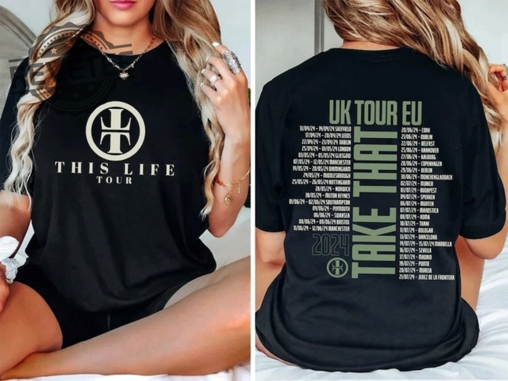 In The Style Of Take That Unofficial Unbranded Inspired Concert Tour 2024 Female Women T Shirt Unique