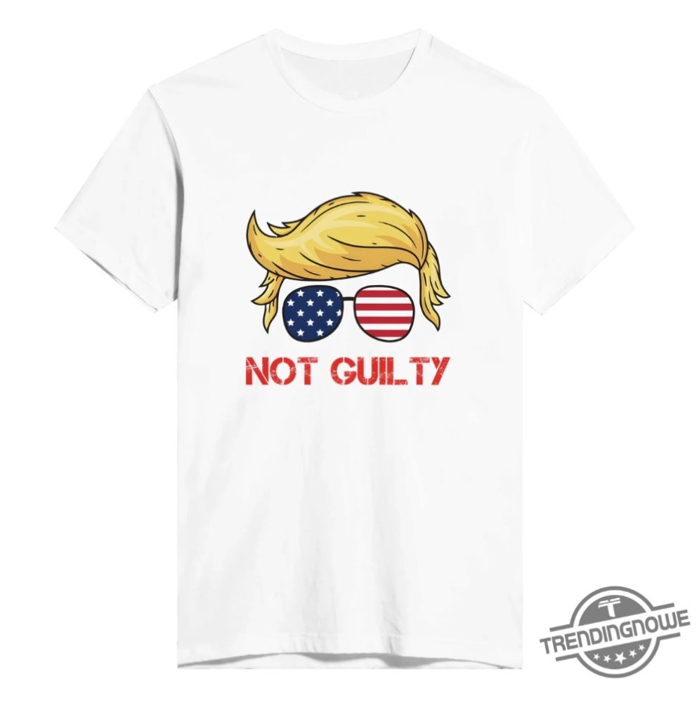 Trump Not Guilty Shirt Stand With Trump T Shirt Sweatshirt Hoodie trendingnowe 1