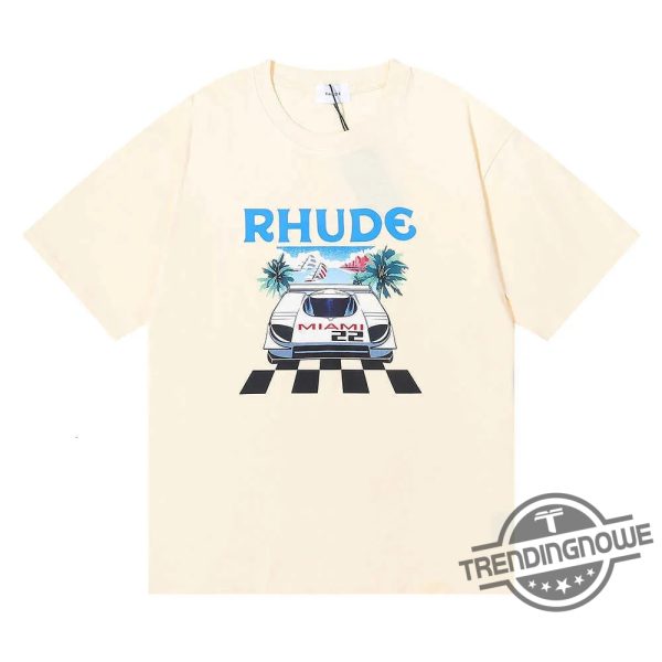 Rhude T Shirt Sweatshirt Hoodie Race Car Rhude Shirt trendingnowe 2