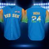 Red Sox India Celebration Jersey Giveaways 2024 trendingnowe 1