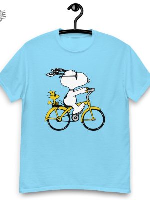 Peanuts Snoopy Woodstock Riding Bike Shirt Anniversary Shirt Happy Monday Snoopy Snoopy Thank You Snoopy Summer Images Unique revetee 10