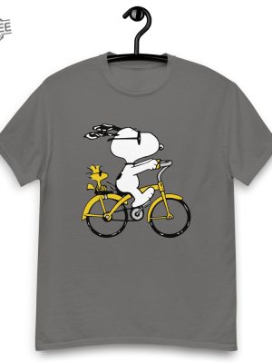 Peanuts Snoopy Woodstock Riding Bike Shirt Anniversary Shirt Happy Monday Snoopy Snoopy Thank You Snoopy Summer Images Unique revetee 3