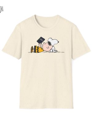 Peanuts Snoopy Charlie Brown Reading Anarchists Cookbook Tribute Unisex Softstyle Tshirt Happy Monday Snoopy Thank You Unique revetee 10