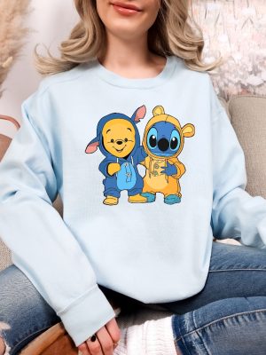 Winnie The Pooh Shirt Stitch Shirt Pooh Bear Shirt Winnie The Pooh Eating Honey Winnie The Pooh Saying Goodbye Unique revetee 2