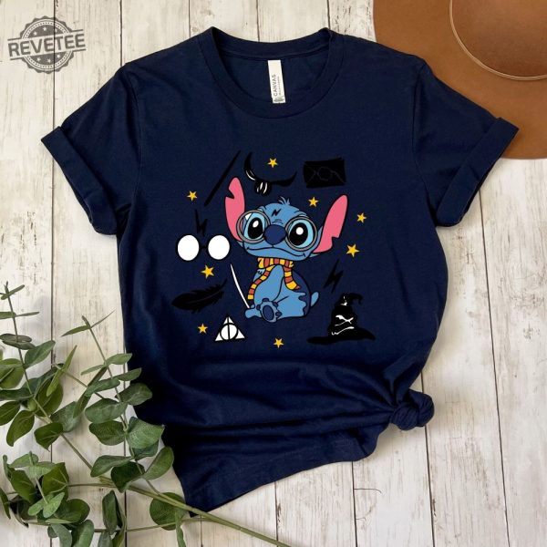 Disney Potter Stitch Shirt Wizard Stitch Shirt Disney Trip Shirt Disney Kids Shirt Holiday Shirt Stitch Birthday Shirt Unique revetee 2