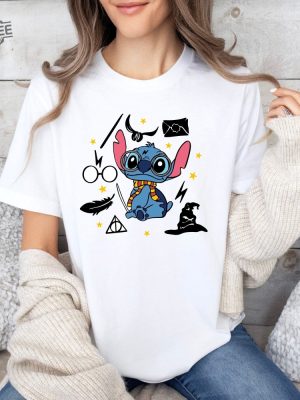 Disney Potter Stitch Shirt Wizard Stitch Shirt Disney Trip Shirt Disney Kids Shirt Holiday Shirt Stitch Birthday Shirt Unique revetee 4