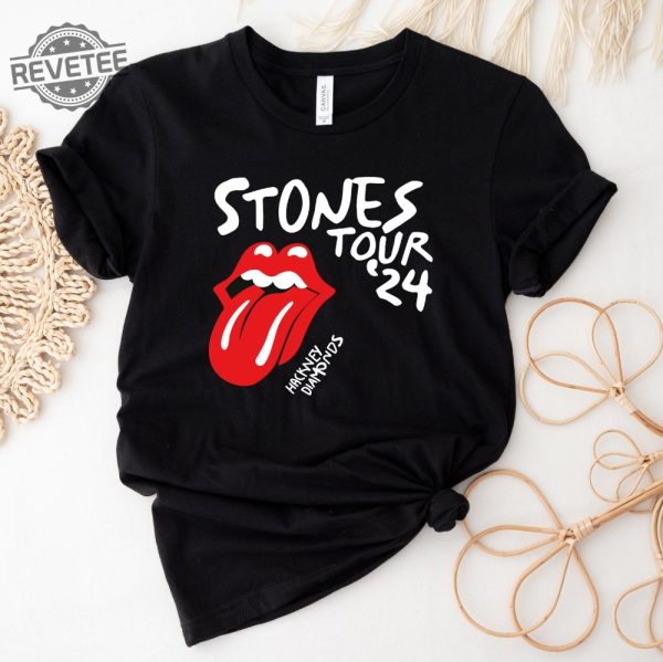 The Rolling Stones Hackney Diamonds Tour 2024 Schedule List Tshirt Rolling Stones Setlist 2024 Unique revetee 1