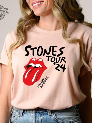 The Rolling Stones Hackney Diamonds Tour 2024 Schedule List Tshirt Rolling Stones Setlist 2024 Unique revetee 2