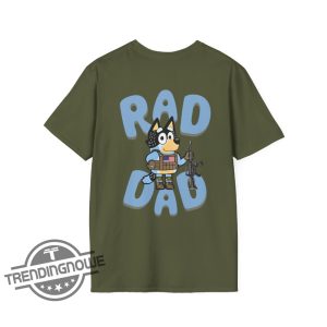 Rad Dad Bluey Shirt Rad Bluey Dad Shirt Bluey Family Shirt Bandit Heeler Hawaiian Shirt Fathers Day Shirt Sweatshirt Hoodie trendingnowe 3