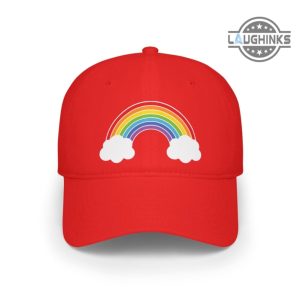 rainbow lgbtq pride classic embroidered baseball hat stylish and trendy lgbtq pride accessories laughinks 4