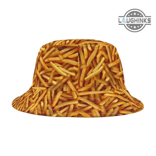 funny mcdonalds bucket hat french fries junk food meme all over printed hats trending fashion accessory laughinks 2