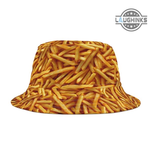 funny mcdonalds bucket hat french fries junk food meme all over printed hats trending fashion accessory laughinks 3
