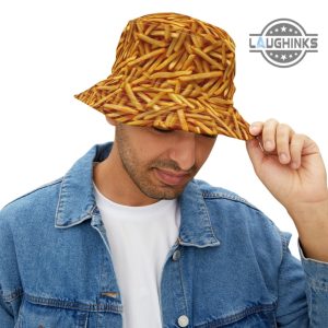 funny mcdonalds bucket hat french fries junk food meme all over printed hats trending fashion accessory laughinks 4