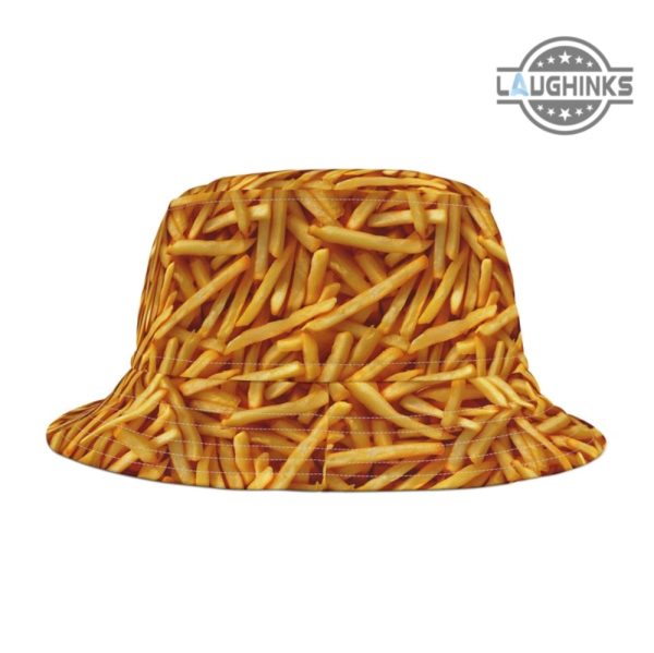funny mcdonalds bucket hat french fries junk food meme all over printed hats trending fashion accessory laughinks 5