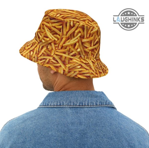 funny mcdonalds bucket hat french fries junk food meme all over printed hats trending fashion accessory laughinks 6