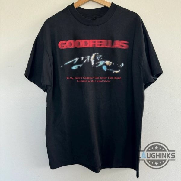 vintage goodfellas 1990 film t shirt replica classic retro tee for men women