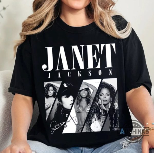 vintage janet jackson band t shirt sweatshirt hoodie classic concert tour signature graphic tee laughinks 1