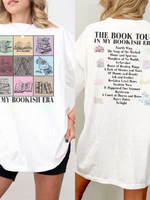 In My Bookish Era Unisex In My Bookish Era Shirt The Book Tour Shirt Book Lover Gift Clothing Back To School Clothing Unique revetee 2