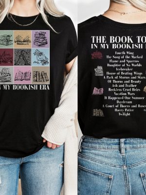 In My Bookish Era Unisex In My Bookish Era Shirt The Book Tour Shirt Book Lover Gift Clothing Back To School Clothing Unique revetee 3