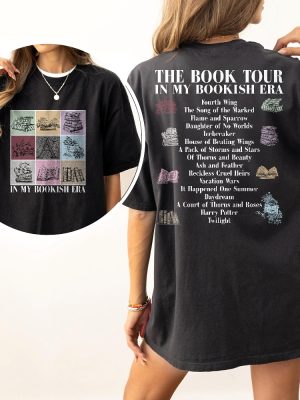 In My Bookish Era Unisex In My Bookish Era Shirt The Book Tour Shirt Book Lover Gift Clothing Back To School Clothing Unique revetee 4