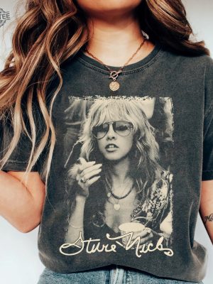 Graphic 90S Stevie Nicks Music Concert Shirt Stevie Nicks Playlist Stevie Nicks Salt Lake City Stevie Nicks Album Covers Unique revetee 2