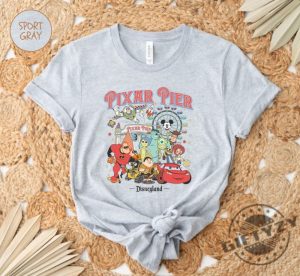 Vintage Pixar Pier Disneyland Shirt giftyzy 5