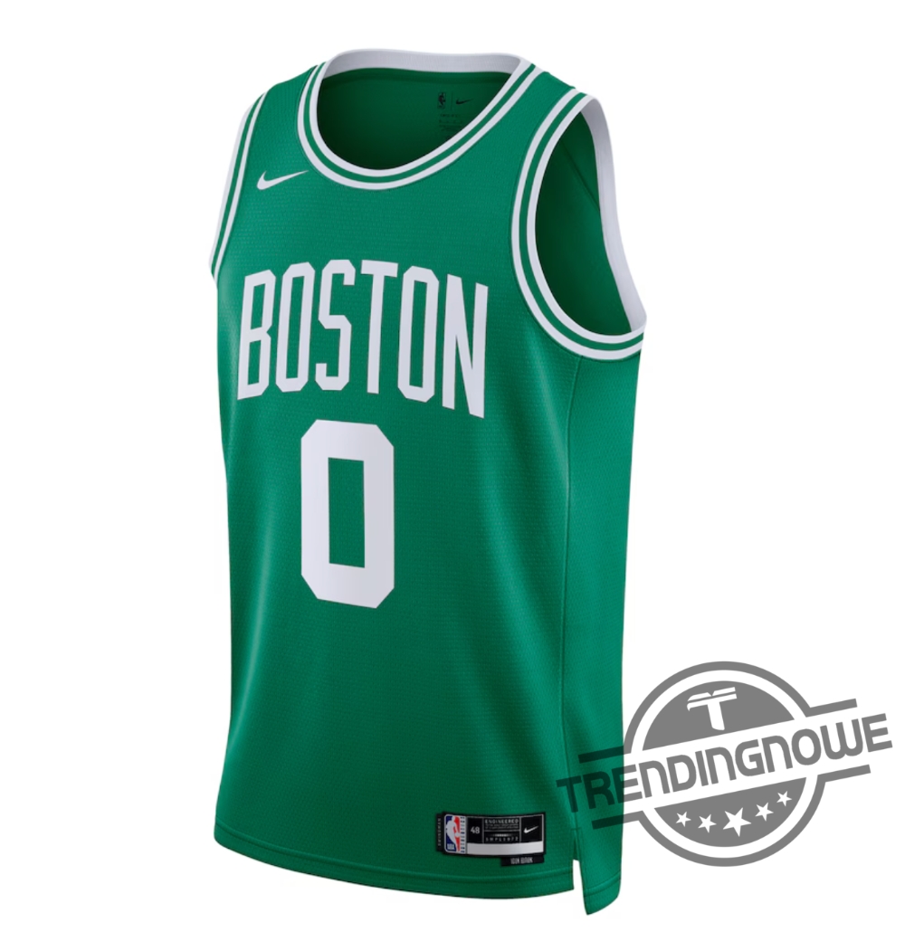 Jayson Tatum Jersey Boston Celtics Nike Icon Edition Nba Finals Patch 2024 Jersey