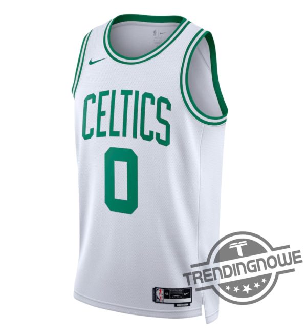 Jayson Tatum Jersey White Boston Celtics Nike Nba Finals Patch 2024 Jersey trendingnowe 1
