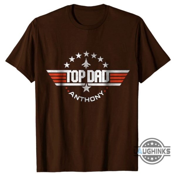 personalized top dad shirt top gun best custom fathers day gift for dads
