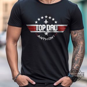 personalized top dad shirt top gun best custom fathers day gift for dads