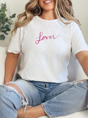 Lover T Shirt Taylor Swift Album Sweatshirt Eras Tour Merch Midnights Tracklist 1989 Taylors Version Taylor Swift Songs List Unique revetee 4