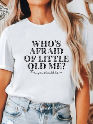 Whos Afraid Of Little Old Me T Shirt Ttpd Pitchfork Whos Afraid Of Little Old Me Lyrics Unique revetee 3