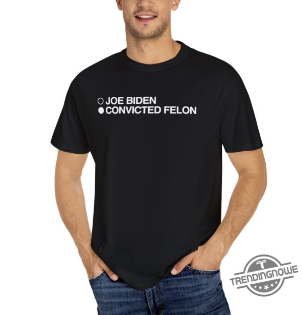 Joe Biden Convicted Felon Shirt David J Harris Joe Biden Convicted Felon T Shirt Sweatshirt Hoodie trendingnowe 1