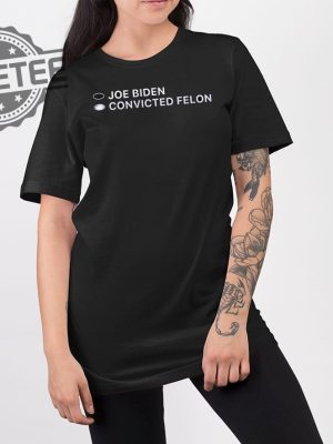 David J Harris Joe Biden Convicted Felon T Shirt Unique revetee 3