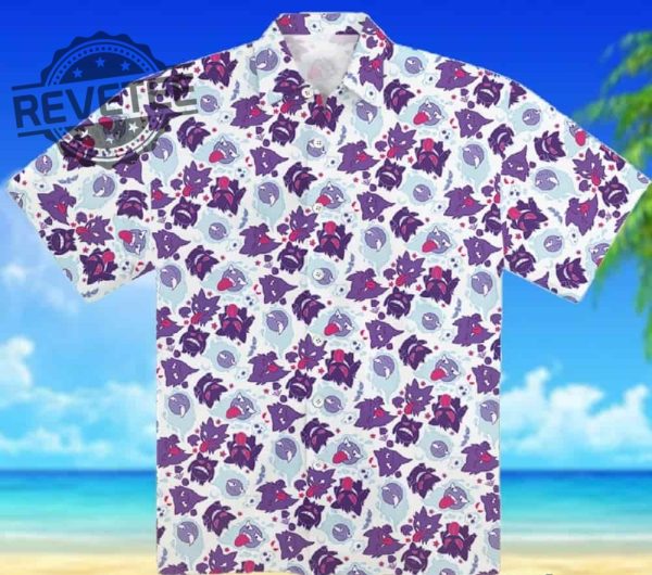 Gengar Haunter Gastly Hawaiian Shirt Unique revetee 1