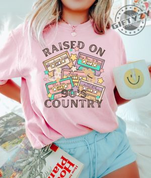 Raised On 90S Country Music Shirt giftyzy 3