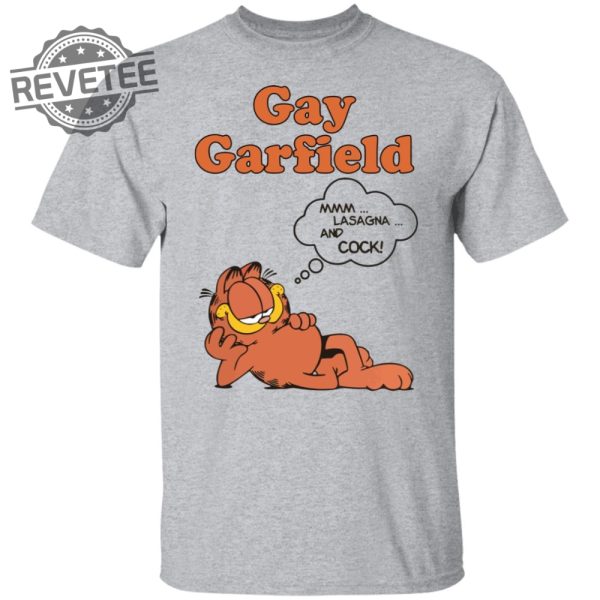 Gay Garfield Shirt Unique Gay Garfield T Shirt Gay Garfield Hoodie revetee 1