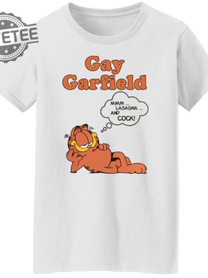 Gay Garfield Shirt Unique Gay Garfield T Shirt Gay Garfield Hoodie revetee 2