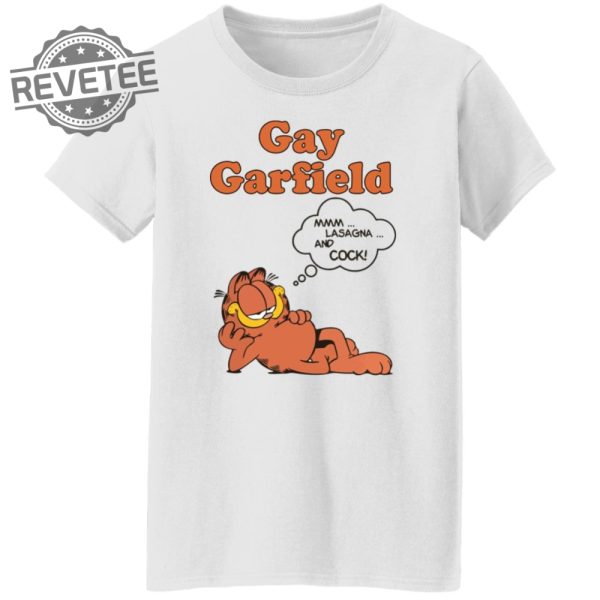 Gay Garfield Shirt Unique Gay Garfield T Shirt Gay Garfield Hoodie revetee 2