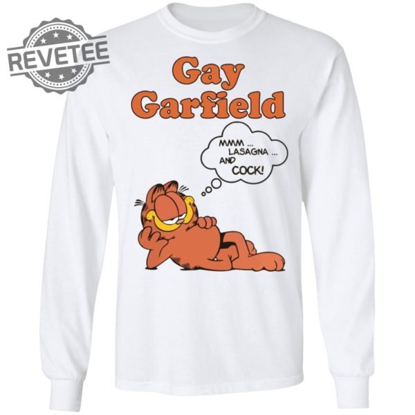 Gay Garfield Shirt Unique Gay Garfield T Shirt Gay Garfield Hoodie revetee 4