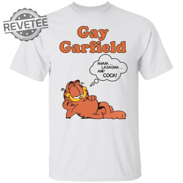 Gay Garfield Shirt Unique Gay Garfield T Shirt Gay Garfield Hoodie revetee 6